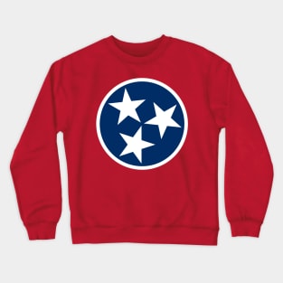 Tennessee Flag Symbol - Blue Crewneck Sweatshirt